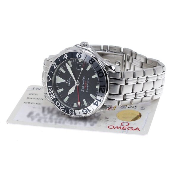 OMEGA Seamaster300 50th Anniversary Model 2534.50 GMT Automatic Men's - Picture 2 of 7